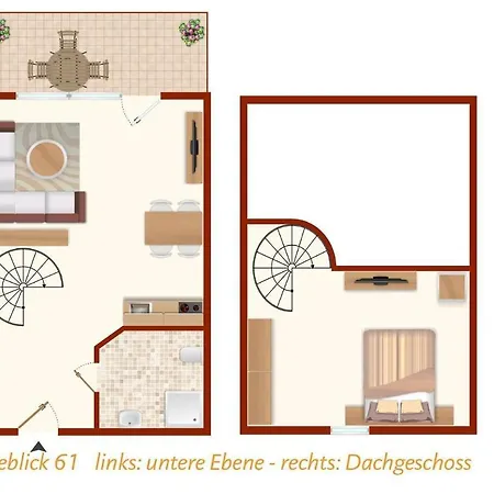 Apartment Tolle Ferienwohnung Mit Meerblick - Fördeblick 61 *